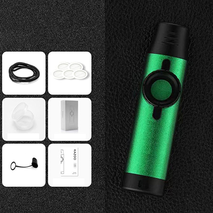 DBAO DK-83 GREEN Alüminyum Kazoo (Yeşil)